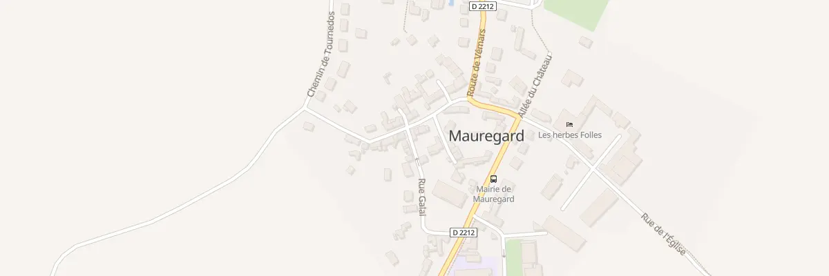 Plan du 1 Rue Galai à Mauregard