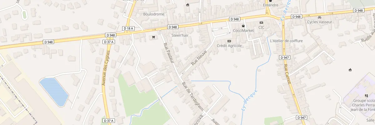 Plan du 20 Rue Neuve à Steenvoorde