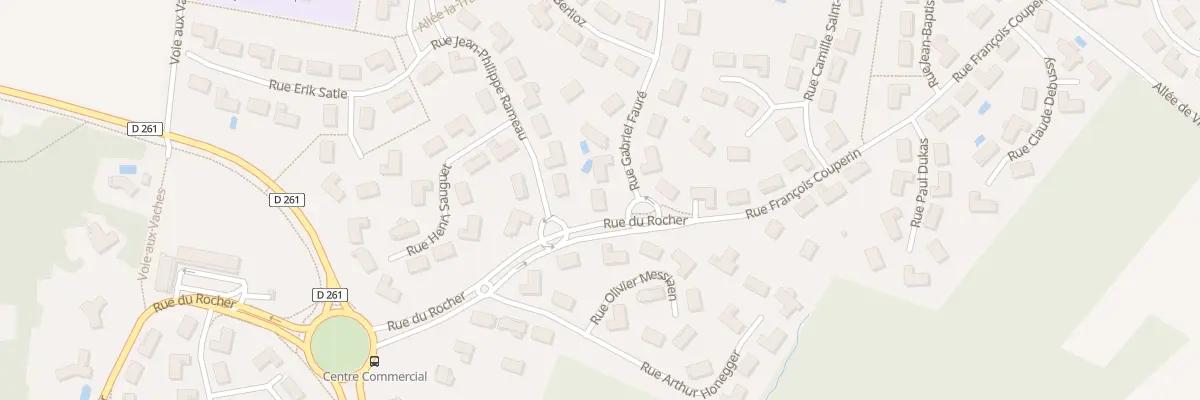 Plan du 1 Rue Gabriel Fauré à Santeny
