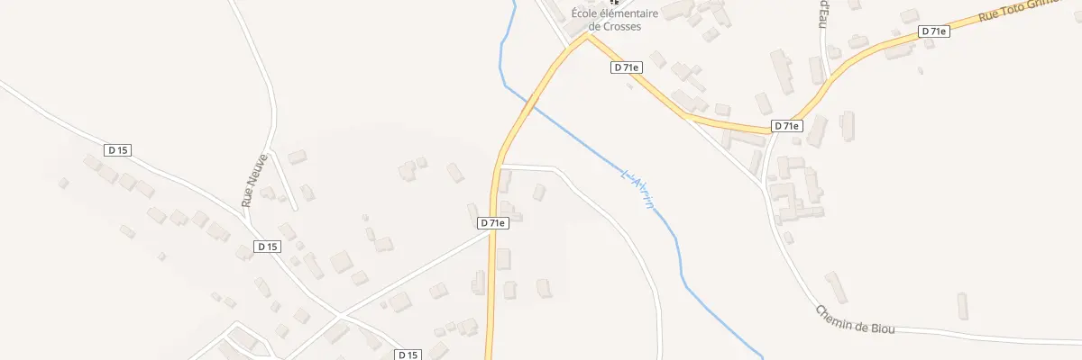Plan du 1 Rue des Tilleuls à Crosses