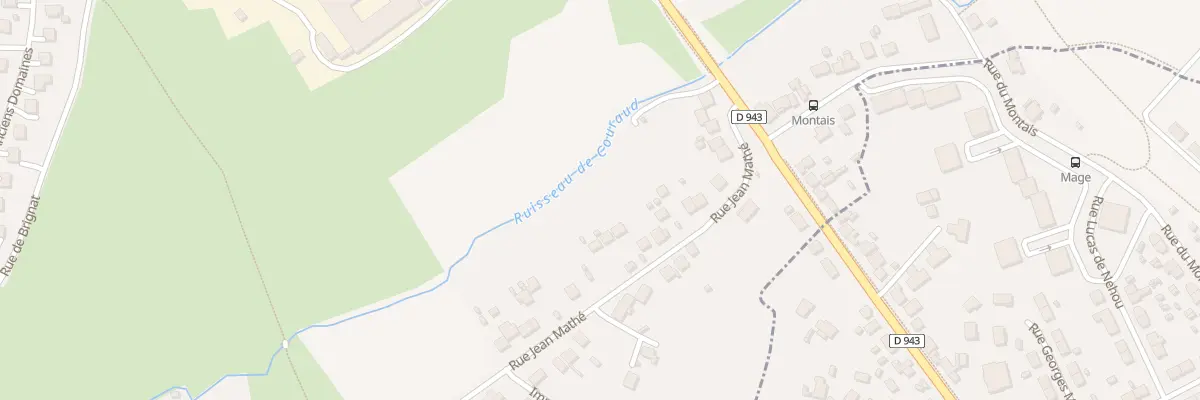 Plan du 79 Rue Jean Mathé à Domérat
