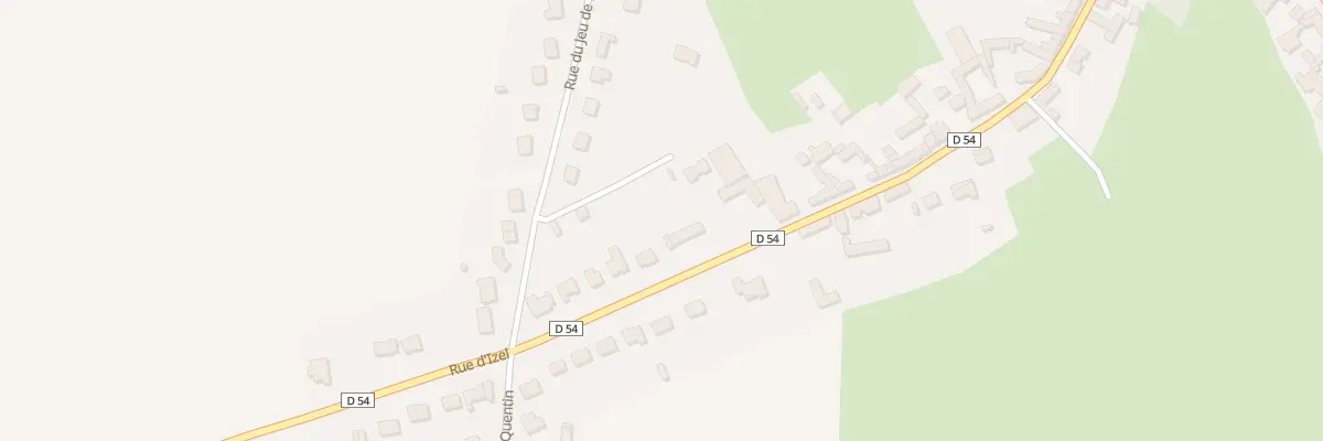 Plan du 34B Rue d’Izel à Hermaville