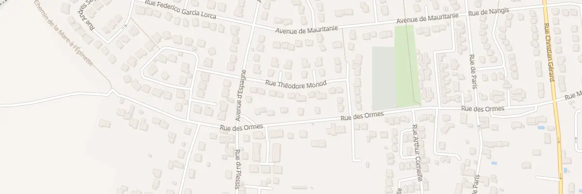 Plan du 15 Rue Théodore Monod à Savigny-le-Temple