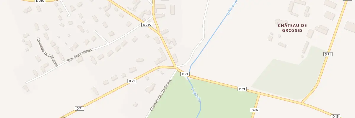Plan du 2 Rte de Bourges à Crosses