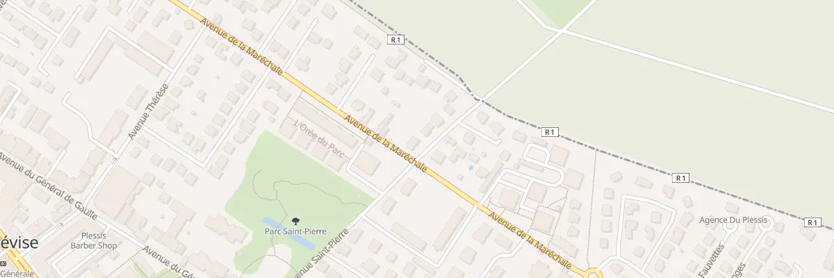 Plan du 29 Av Saint-pierre au Plessis-Trévise