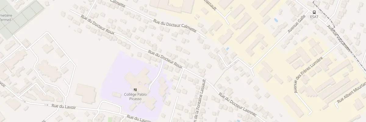 Plan du 63 Rue du Docteur Roux à Montfermeil