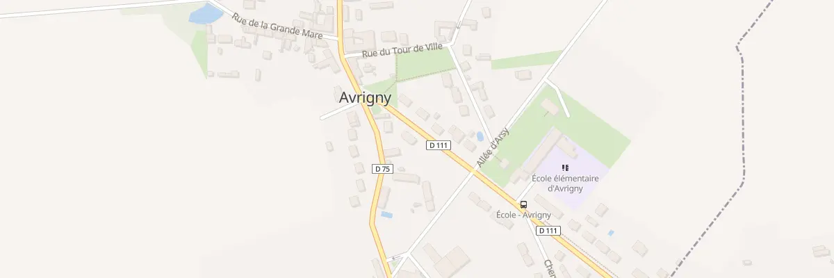 Plan du 48 Rue des Ecoles à Avrigny