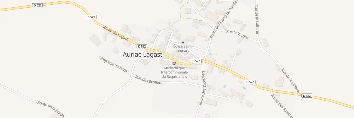 Plan du 5024 Auriac Lagast à Auriac-Lagast