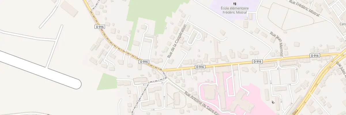 Plan du 124 Rue des Droits de L ’Homme à Montluçon