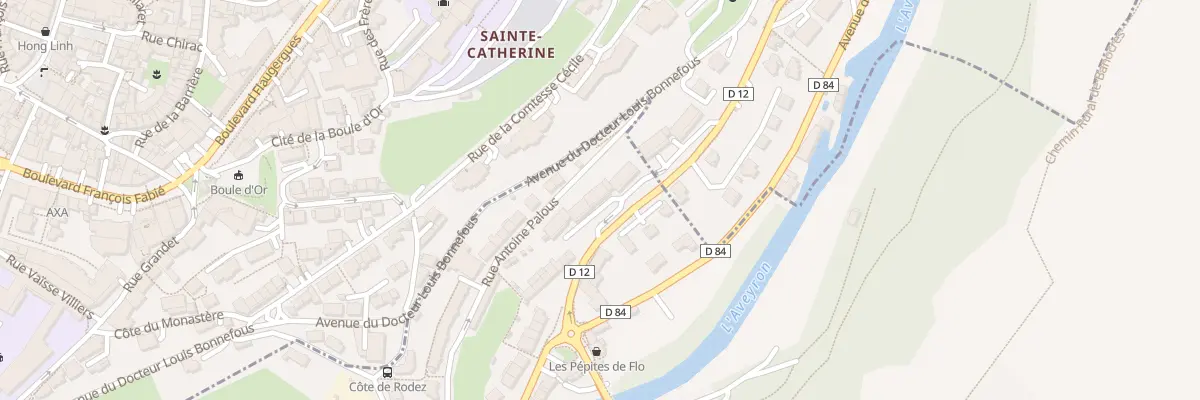Plan du 22 Av de Millau au Monastère