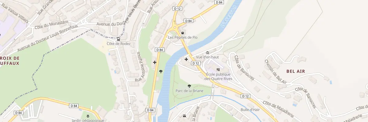 Plan du 36 Av de Millau au Monastère