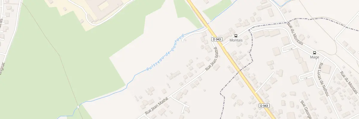 Plan du 83 Rue Jean Mathé à Domérat