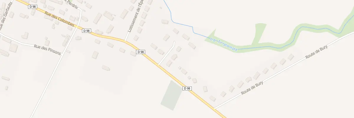 Plan du 4 All des Roseaux à Nohant-en-Goût