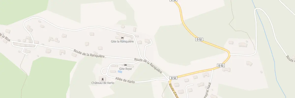 Plan du 2 Rte de la Ranquière à Rouairoux