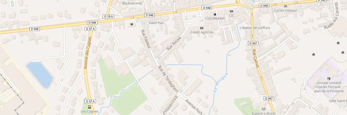 Plan du 17 Rue Neuve à Steenvoorde