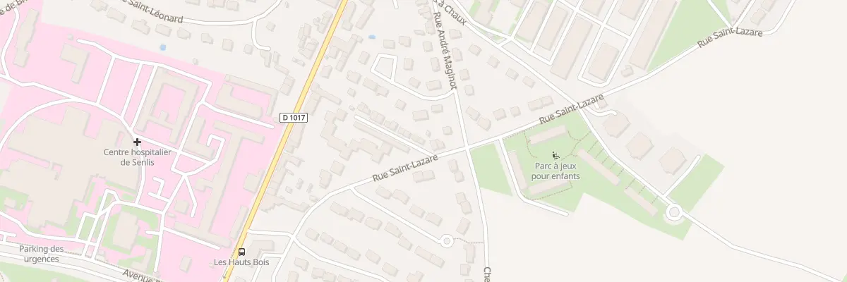 Plan du 2 Imp Andre Maginot à Senlis