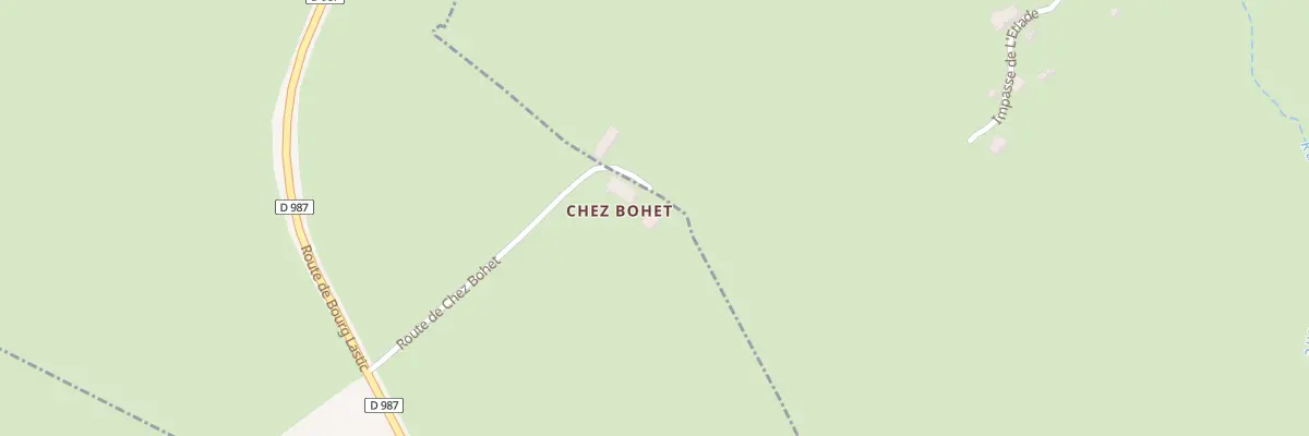 Plan du 5161 Chez Denis à Sauvagnat