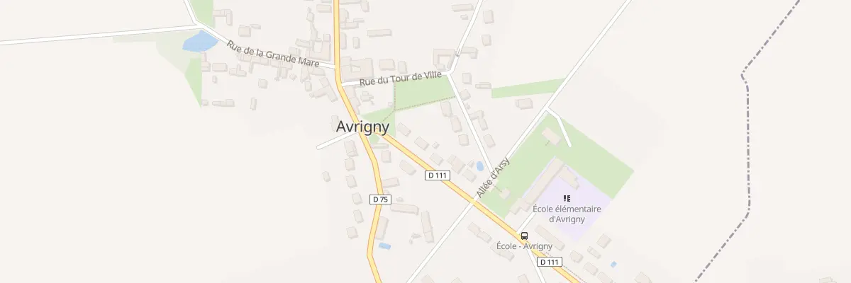 Plan du 59 Rue des Ecoles à Avrigny
