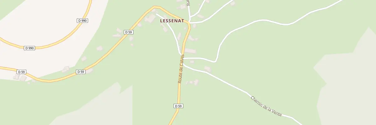 Plan du 6021 Lessenat à Carlat