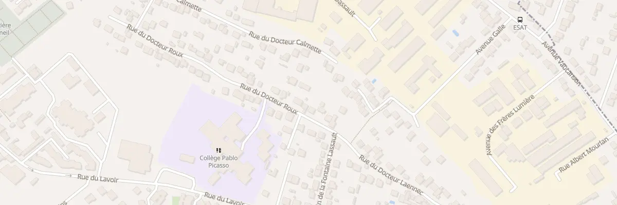 Plan du 65 Rue du Docteur Roux à Montfermeil