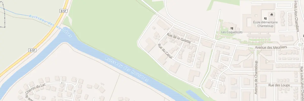 Plan du 70 Rue du Canal à Moissy-Cramayel