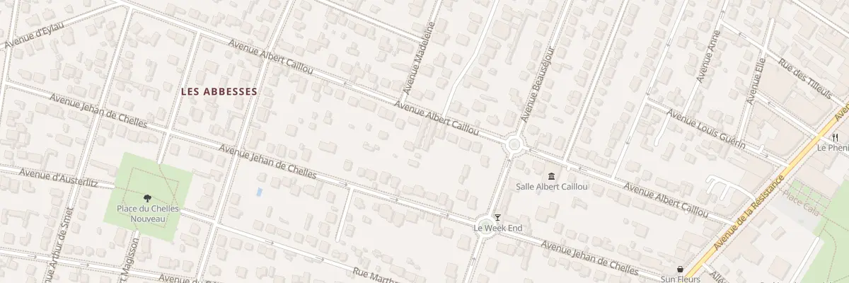 Plan du 37 Av Albert Caillou à Chelles