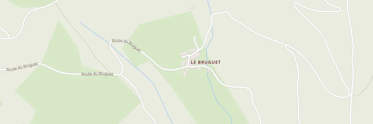 Plan du 3 Rte du Bruguet à Rouairoux