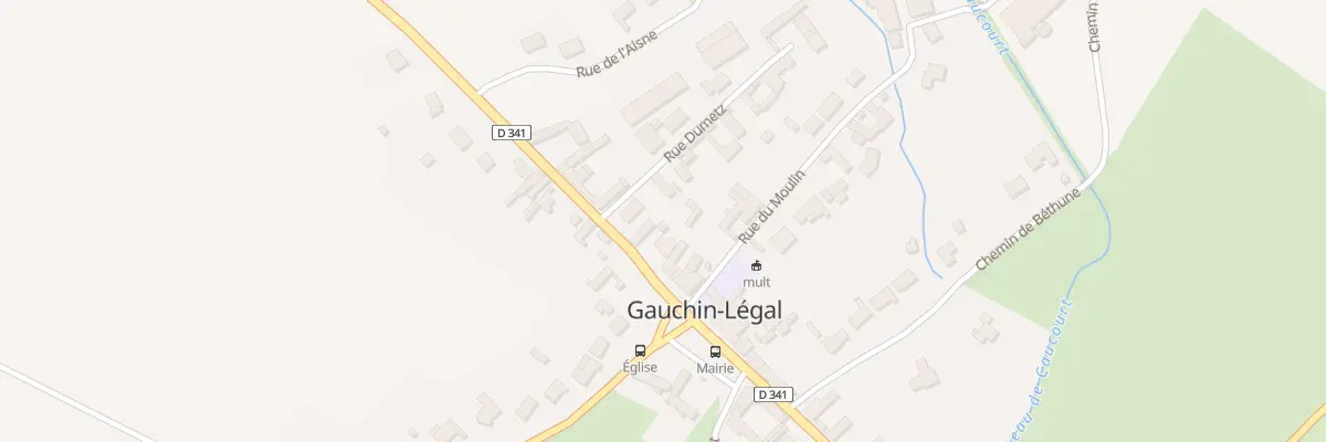 Plan du 748 Chs Brunehaut à Gauchin-Légal