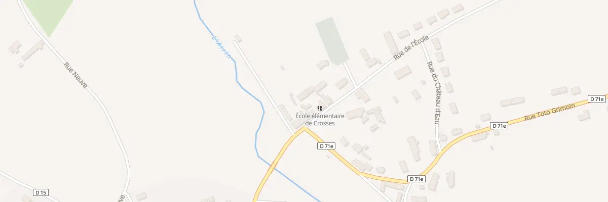 Plan du 5 Rue de l’Ecole à Crosses