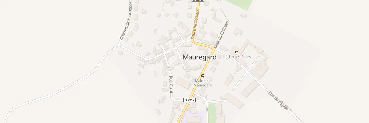 Plan du 2 Imp Moret à Mauregard