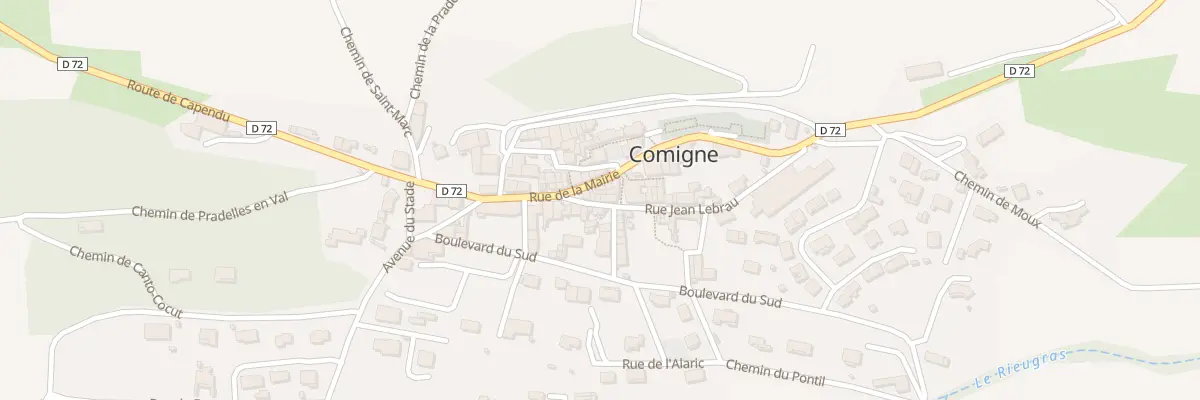Plan du 5101 Le Village à Comigne