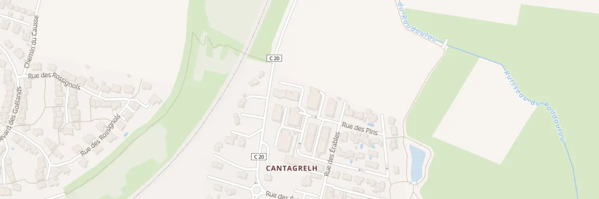 Plan du 325 Rue des Pins à Onet-le-Château