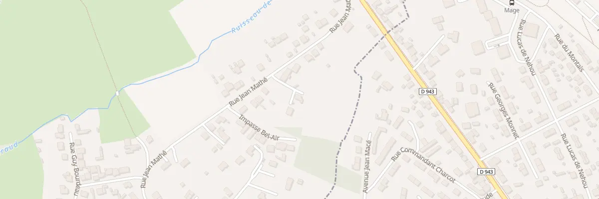 Plan du 58 Rue Jean Mathé à Domérat