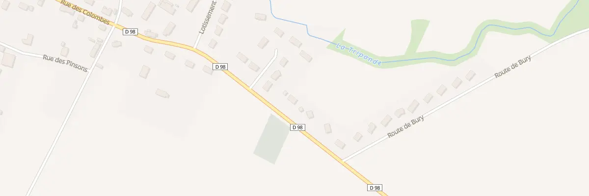 Plan du 53 Rue des Colombes à Nohant-en-Goût