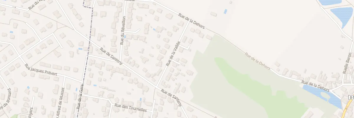 Plan du 3 Rue de la Vallée à Servon