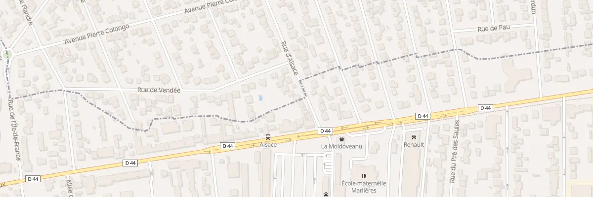 Plan du 114 Rue d’Alsace à Tremblay-en-France