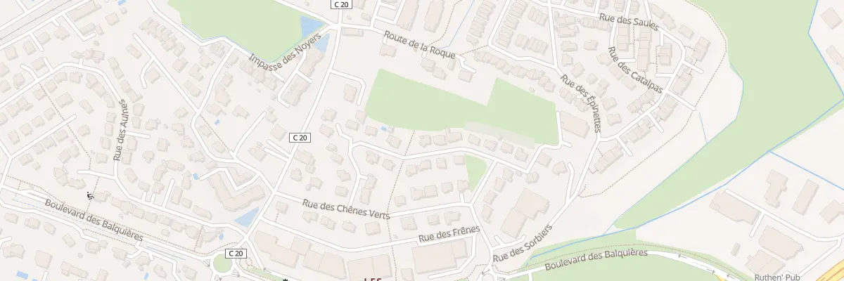 Plan du 23 Rue des Chenes Verts à Onet-le-Château
