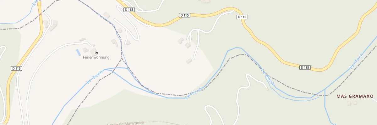 Plan du 1885 Rte de Prats de Mollo à Montferrer