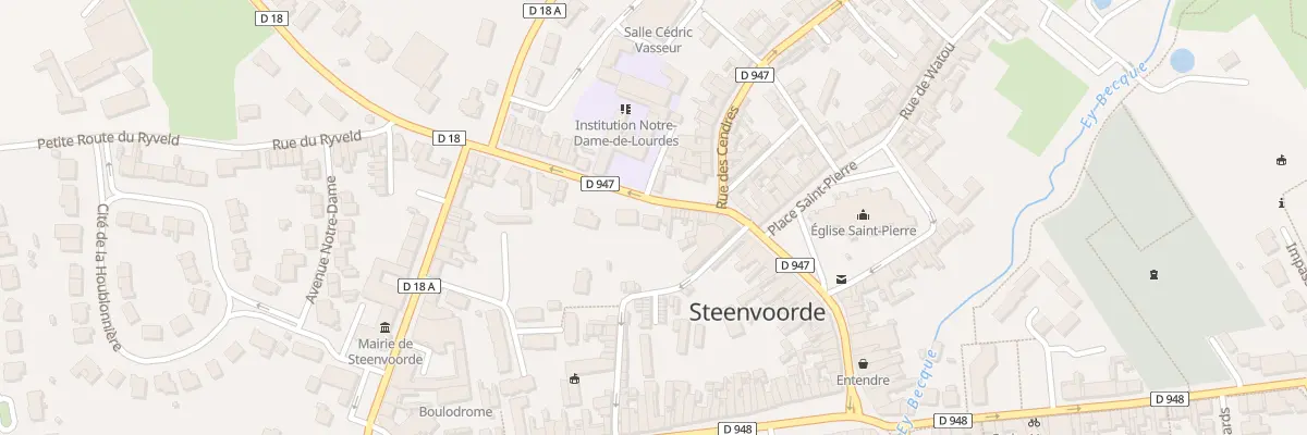 Plan du 19 Rue Rémy Goetgheluck à Steenvoorde