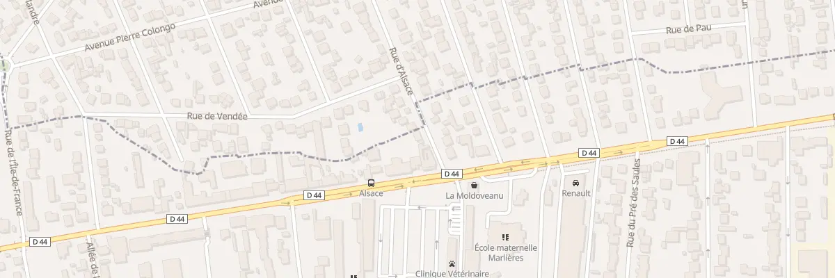 Plan du 116 Rue d’Alsace à Vaujours