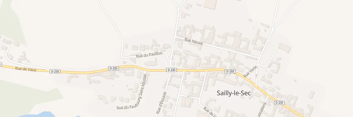 Plan du 1 Rue du Maréchal Leclerc à Sailly-le-Sec