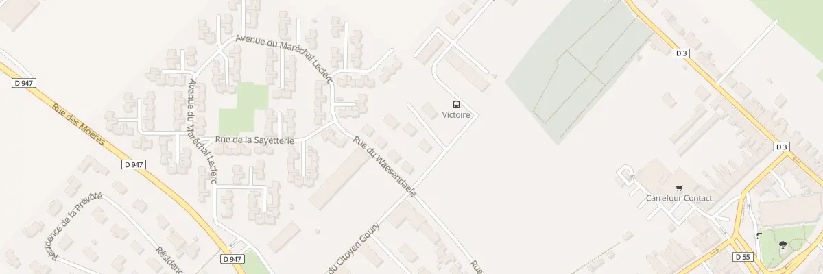 Plan du 4 Rue du General Vandamme à Hondschoote
