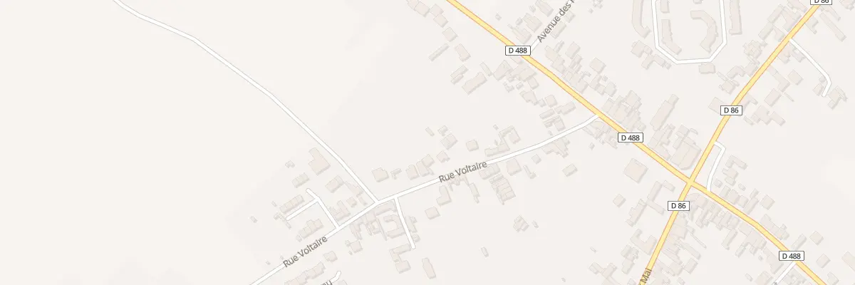 Plan du 8B Rue Voltaire à Haillicourt