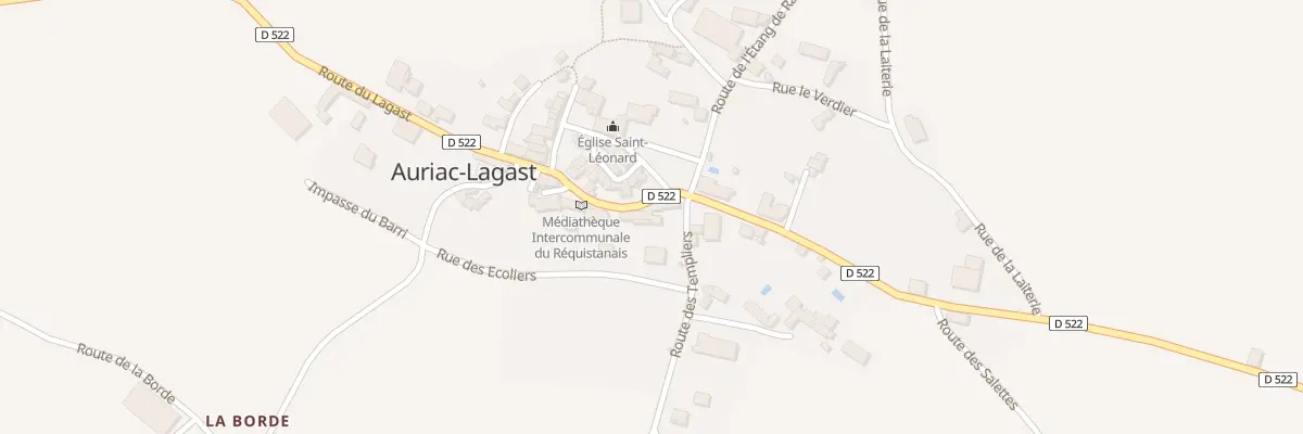 Plan du 5042 Auriac Lagast à Auriac-Lagast