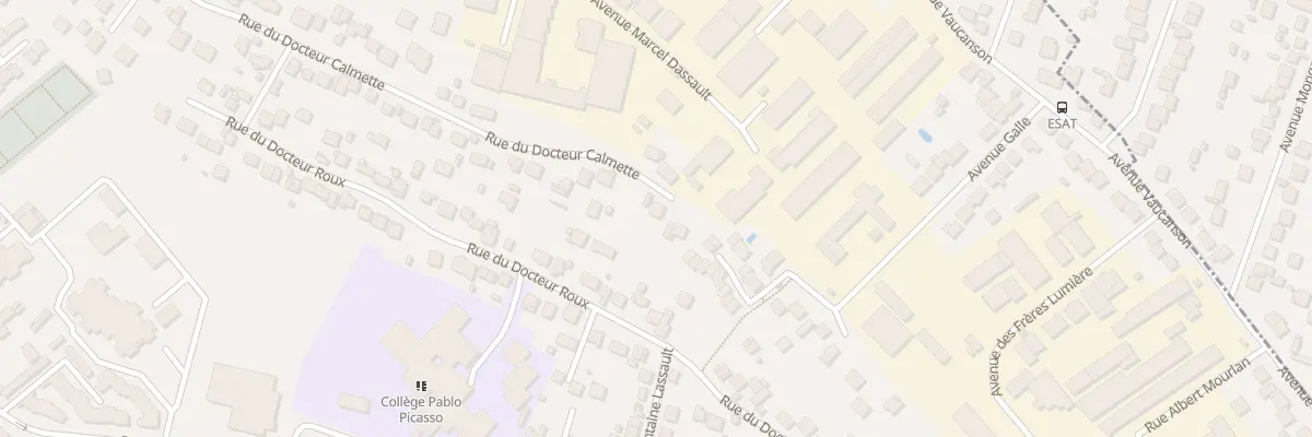 Plan du 68 Rue du Docteur Calmette à Montfermeil