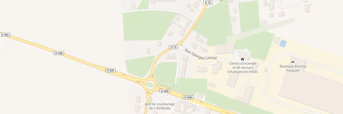 Plan du 2 Imp de la Gendarmerie à Aubigny-en-Artois