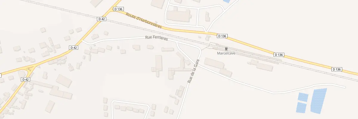 Plan du 3 Rue de Ferrieres à Marcelcave