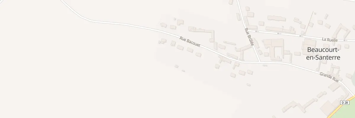 Plan du 5024F Rue Bacouët à Beaucourt-en-Santerre