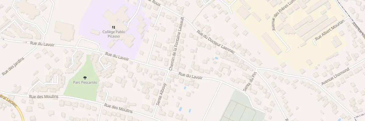 Plan du 83 Rue du Lavoir à Montfermeil