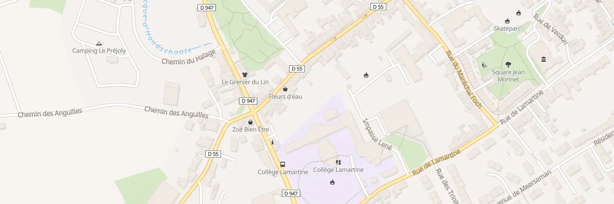 Plan du 75 Rue de la Libération à Hondschoote